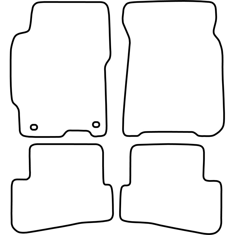 Set car mats  Mazda 626 1991-1994
