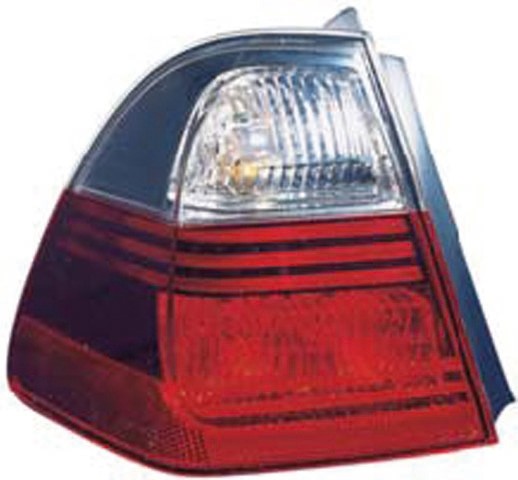 Achterlicht rechts E90 05-08 ALLEEN TOURING ROOD/rand ZWART BUIT