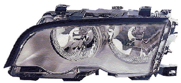 Koplamp rechts E46 98-01 TITAN/ZILVERKLEUR
