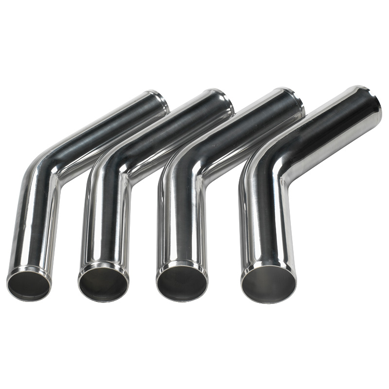 Universal Aluminum Air intake pipe - 45 Degrees - Diameter 76mm
