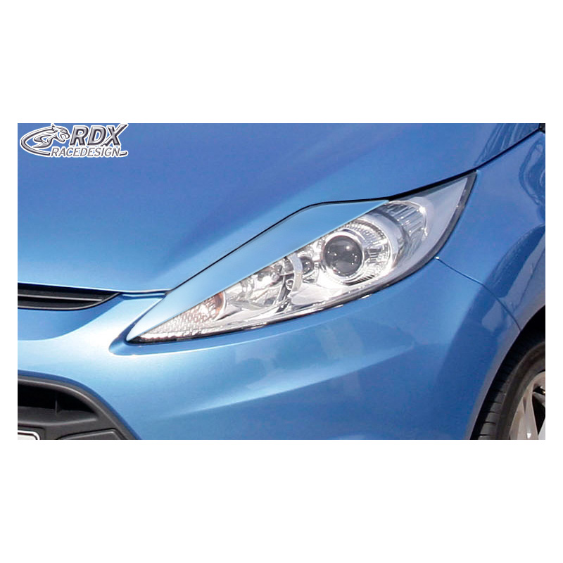 Head light spoilers  Ford Fiesta VII 2008-2012 (ABS)