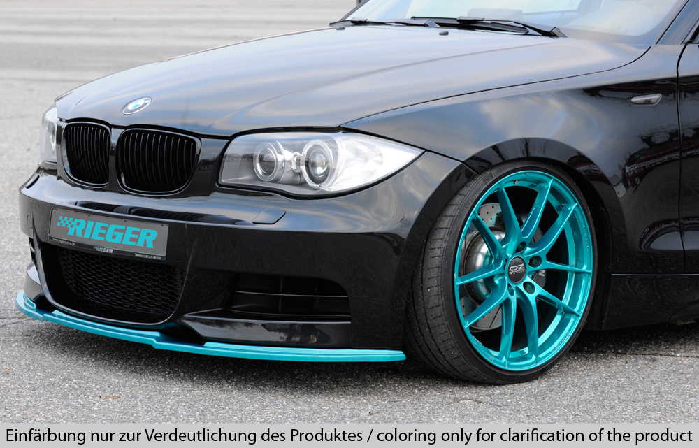 Voorspoiler passend voor BMW 1Serie E82/E88 2007-.. Ongespoten Rieger