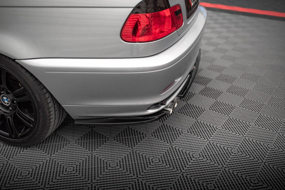 Diffuser passend voor BMW 3 Coupe E46 Maxton Glans Zwart
