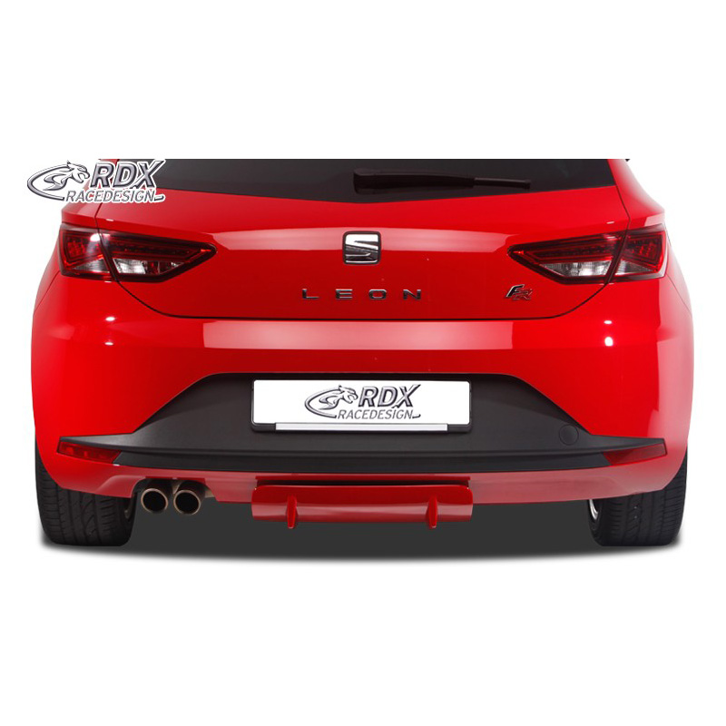 Rear bumper skirt 'Diffuser U-Diff'  Seat Leon (5F) incl. FR/SC/ST 2012-2020 (PU)