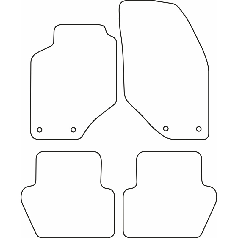 Set car mats  Volvo S70/V70 1997-2001