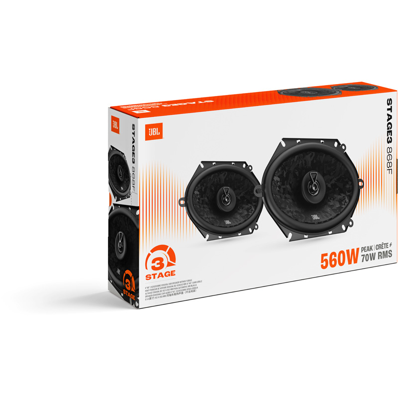 JBL Stage 3 Gen2 868F 6x8'' (152x203mm) 2-Way 560Watt Speaker Set (without grille)