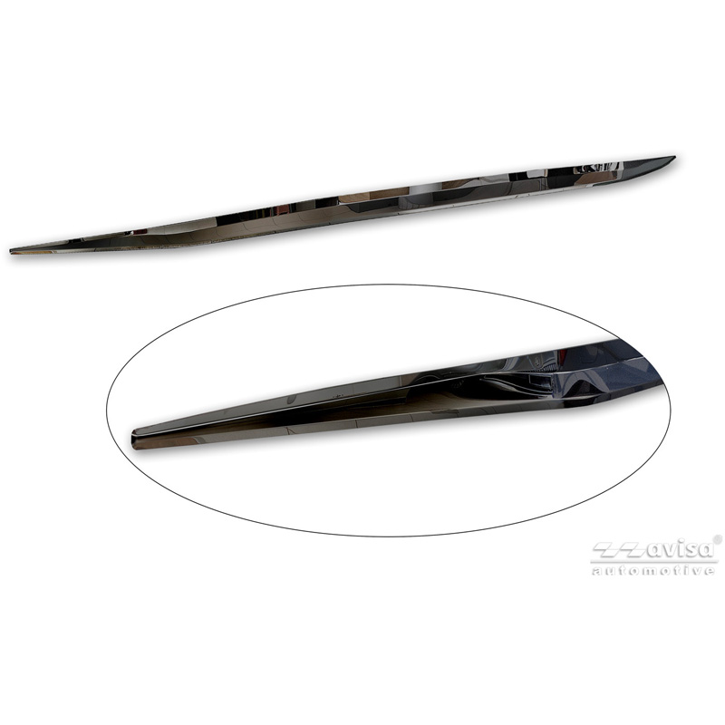 Avisa Black Chrome Stainless Steel Tailgate Trim  Skoda Kodiaq II (PS7) 2024-