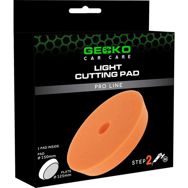 Gecko Polishing Pad Medium Orange 150mm 1pc  (For Backing Plate 125mm)