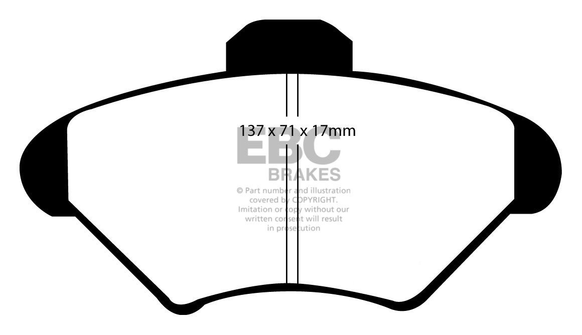 EBC Brakes FORD Mustang 4.6 96-98 Remblokken voorzijde