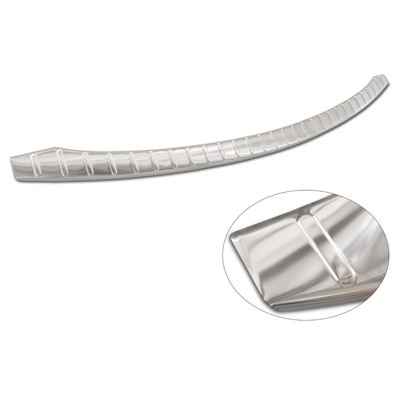 Stainless Steel Rear bumper protector  Tesla Model S 2012- 'Ribs'
