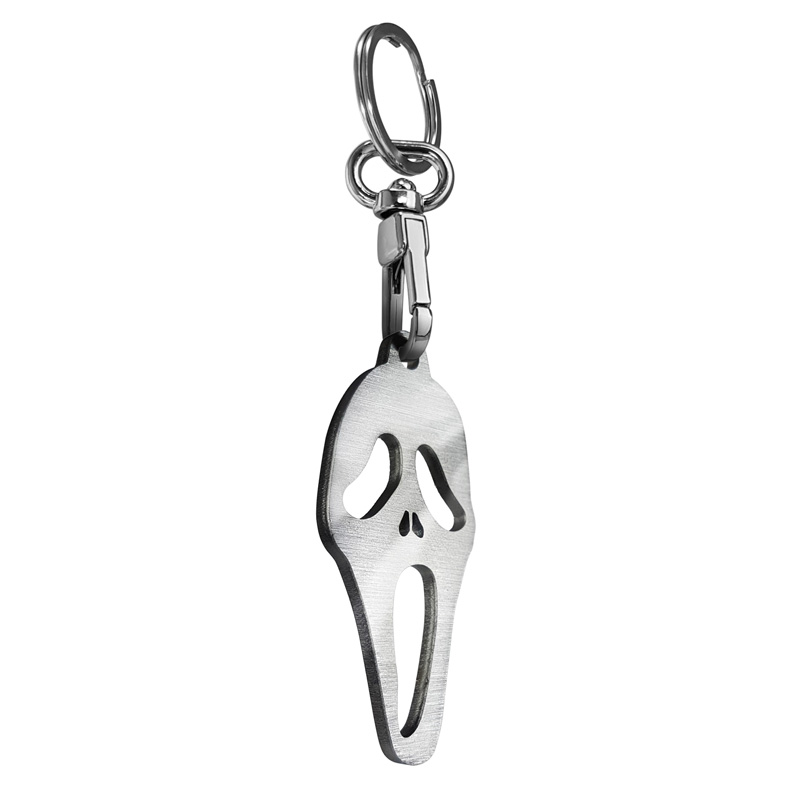 Stainless steel key chain - 'Ghost' (silver)