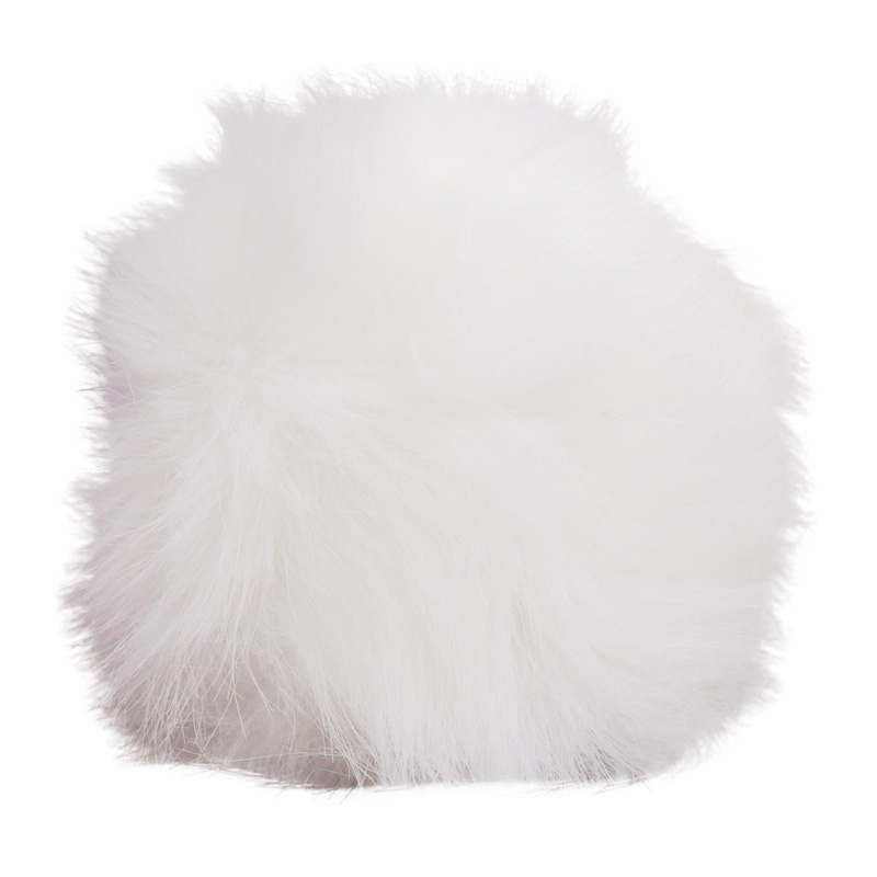 Simoni Racing Gear Knob Cover Fluffy Fur - White