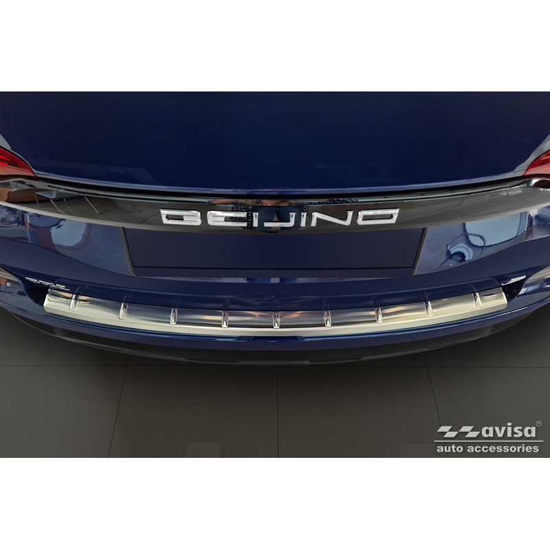 Stainless Steel Rear bumper protector  BAIC Beijing 3 (X35) 2023- 'Ribs'