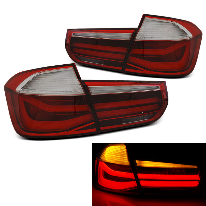 BMW F30 Sedan (2011-2014) LCI Design LED Tail Lights – Red