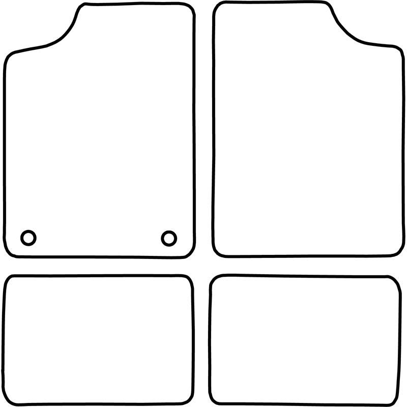 Set car mats  Citroen AX 1987-1996