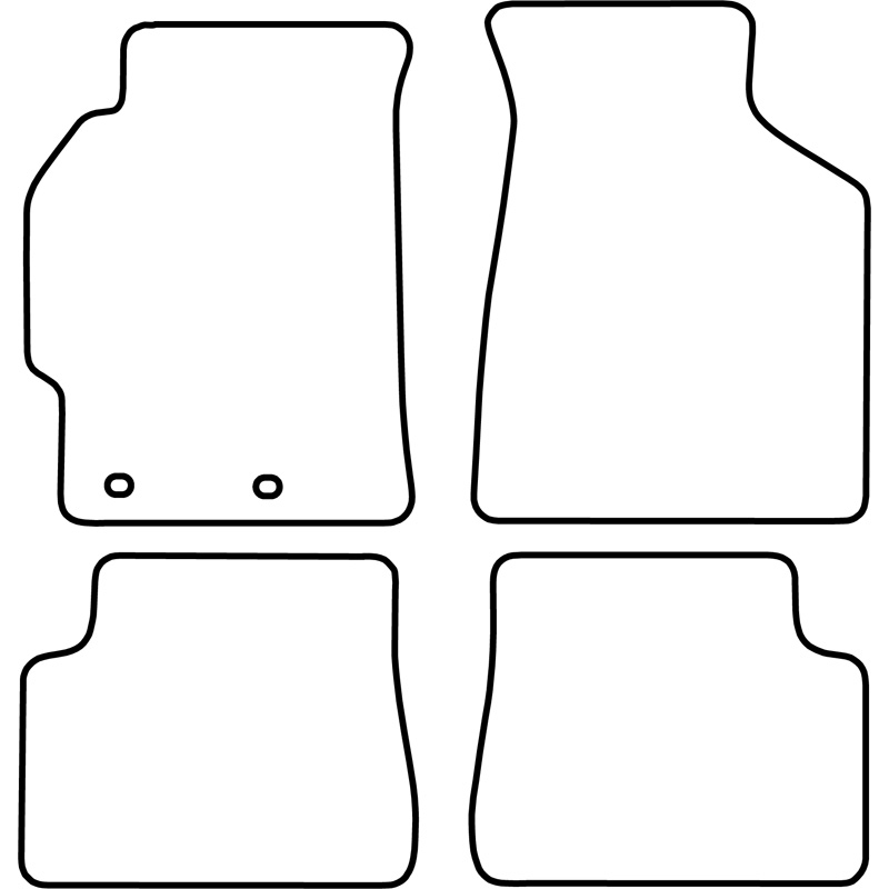 Set car mats  Kia Shuma 1998-2004