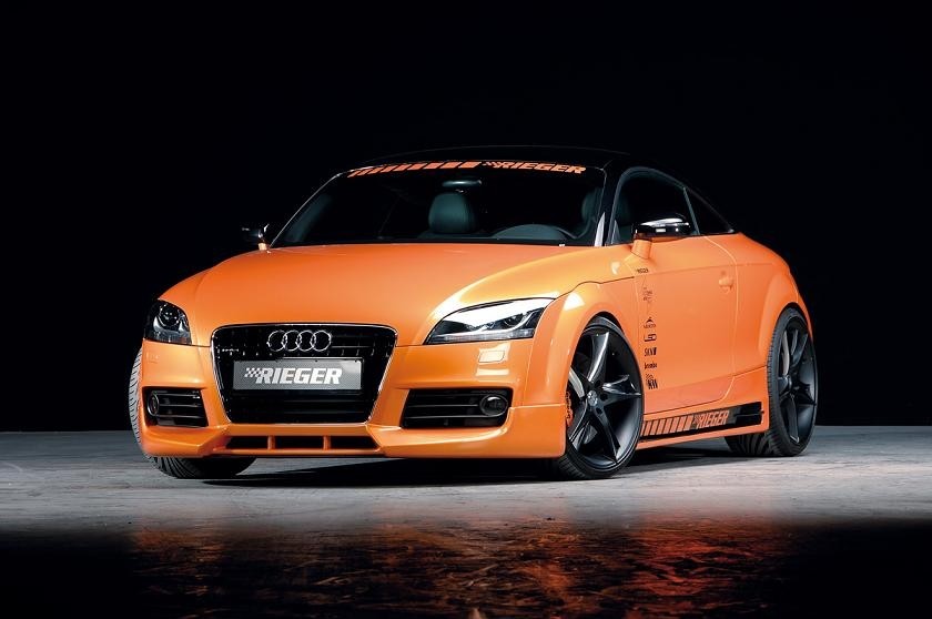 Voorspoilerlip 3 air intakes Audi TT 8J wel s-line 09.06- Riege