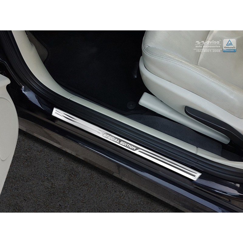 Universal Door Sill Protector Set 'Special Edition' Aluminium/Silver - 2-Pieces - 54 x 3 cm