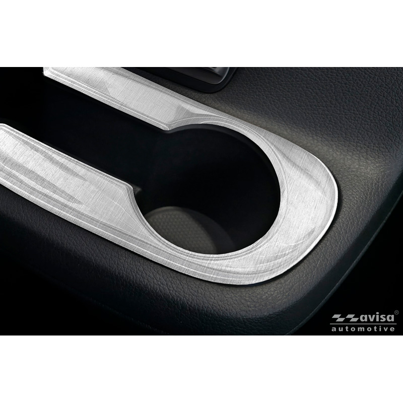 Avisa Stainless Steel cup holder trim cover  Mercedes Vito Tourer W447 Facelift 2024- - Silver