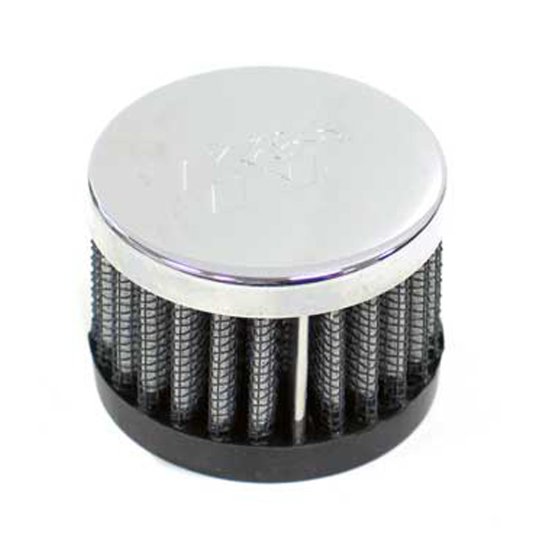 K&N Crankcase Vent Filter - Rubber Base - 25mm flange (62-1220)