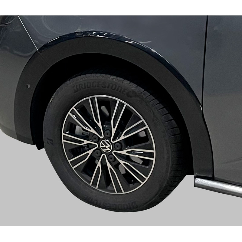 RGM Set Wheel arch extensions  Volkswagen T7 Multivan 2021- Short Wheel Base - Black (with Park Assist)