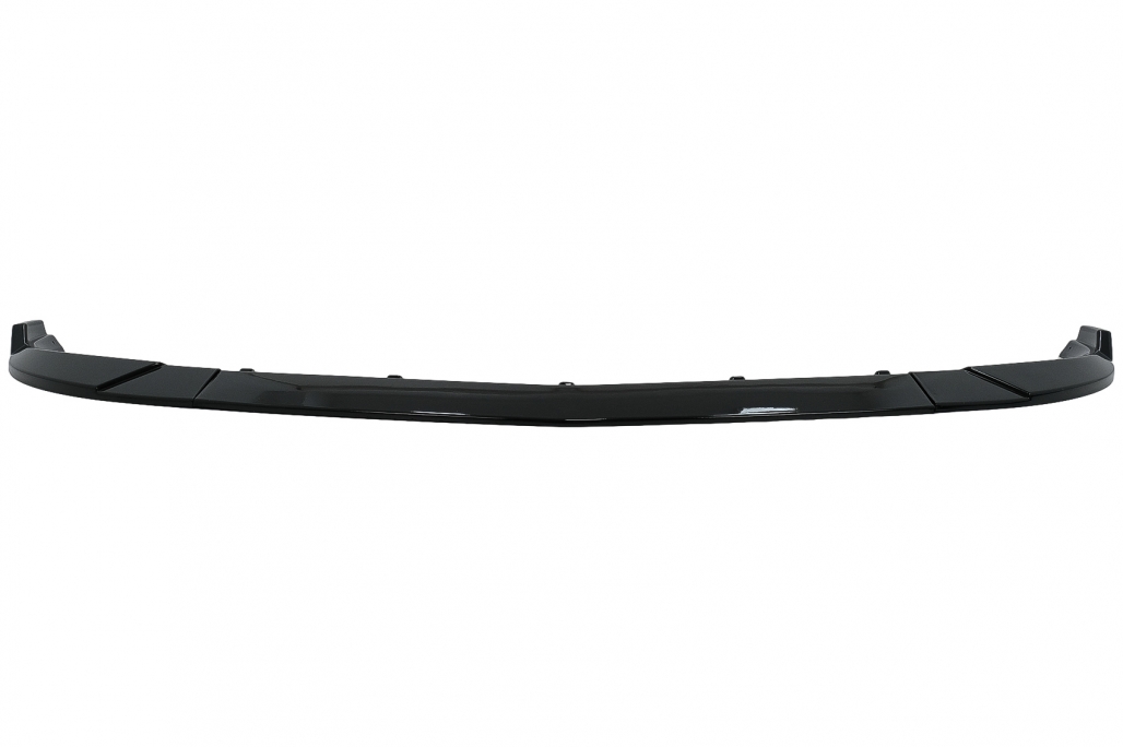 Voorspoiler passend voor Mercedes C-Klasse W204 09-11 Glans Zwart