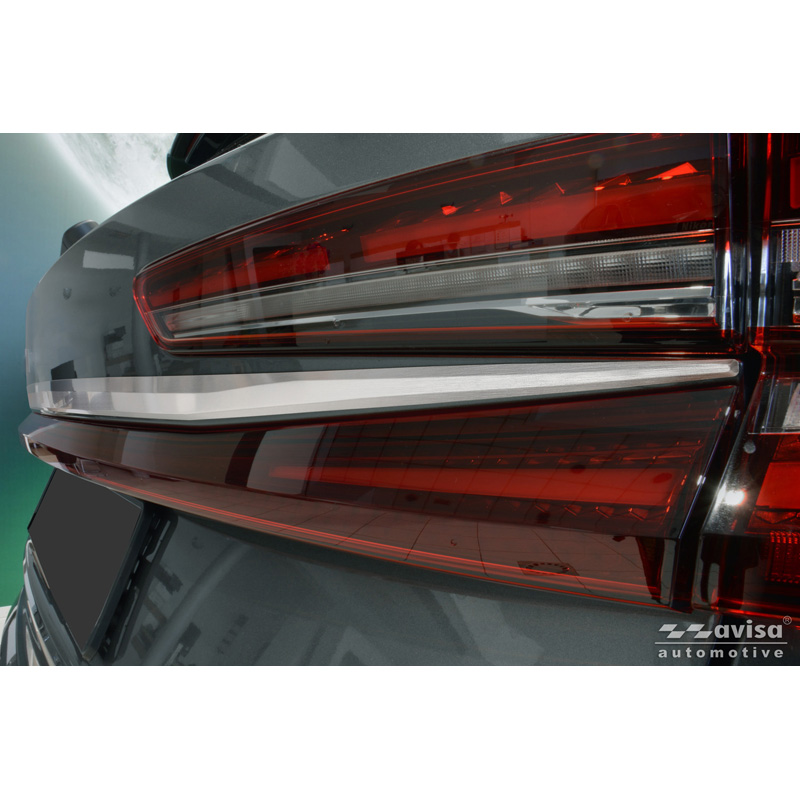 Avisa Brushed Stainless Steel Trunk Tailgate Trim Cover  Skoda Kodiaq II (PS7) 2024-