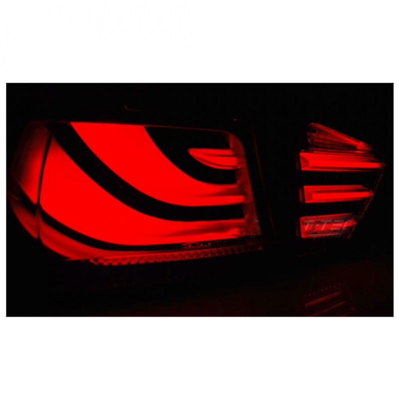 BMW 3 Series E90 09-11 LED Tube Taillights Smoke