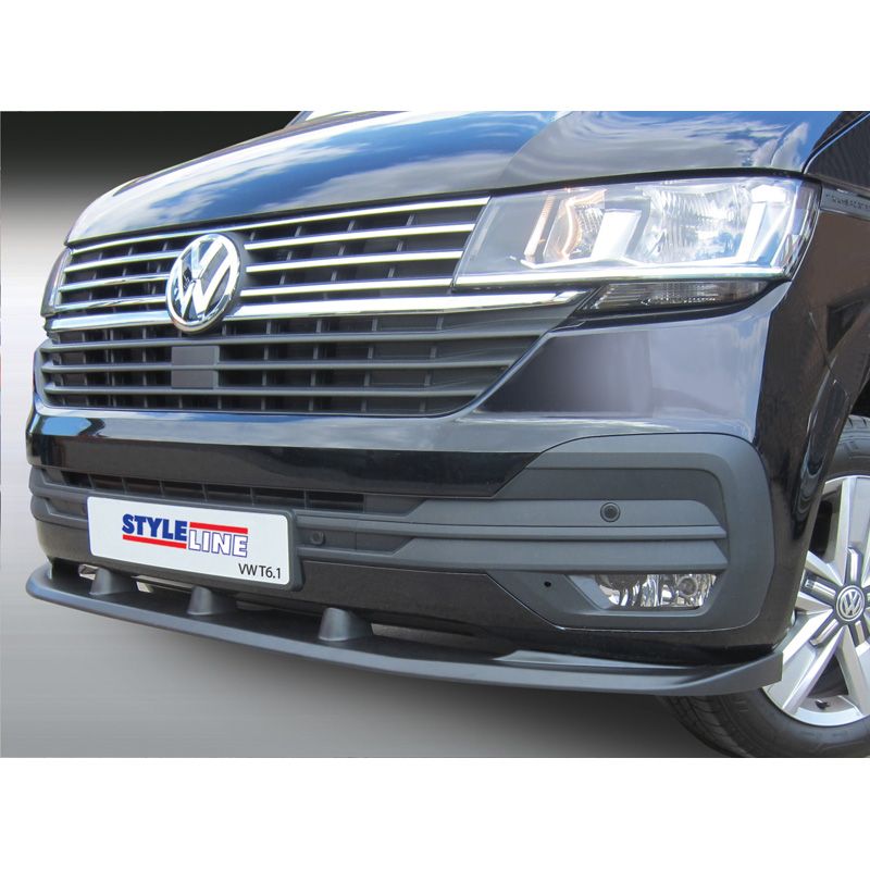 RGM Front spoiler lip  Volkswagen Transporter T6.1 2020- Black