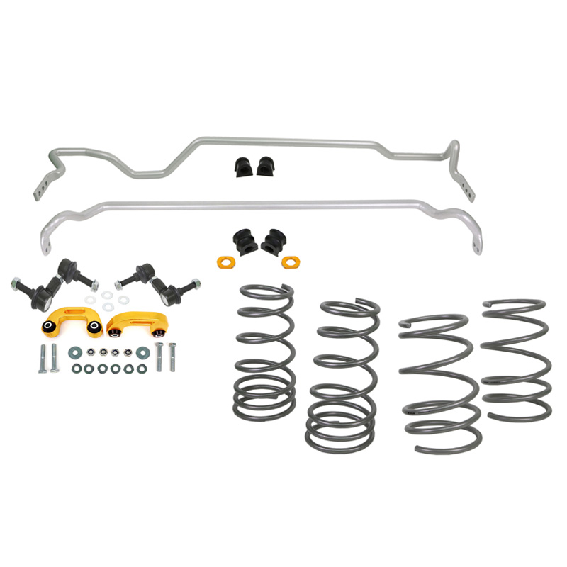 Whiteline Grip Series 1 Stabiliser Bar and Lowering Spring Vehicle Kit  Subaru Impreza Sedan GD 2.0 4WD 2005-