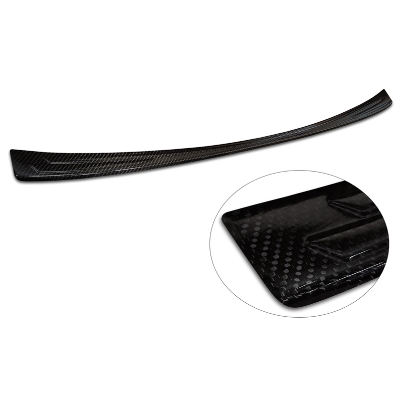 Real 3D Carbon Rear bumper protector  Lexus NX 2021- 'Ribs'