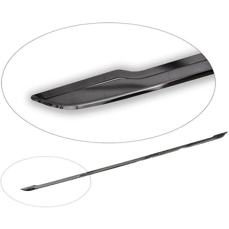 Avisa Black Chrome Stainless Steel Tailgate Trim  Kia Niro II 2022-