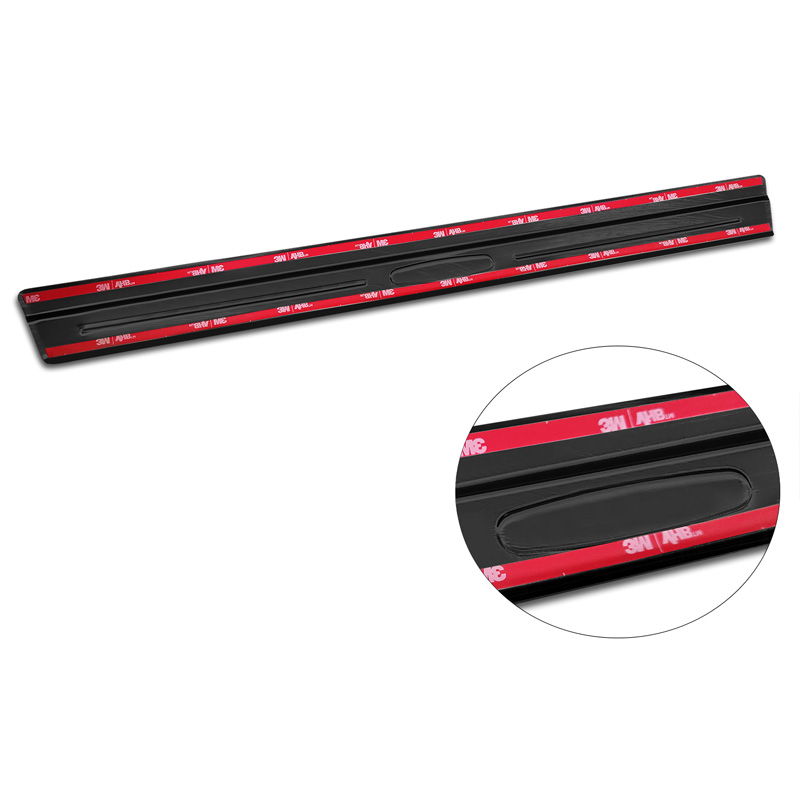 Black Inox door sill protectors  Volkswagen Taigo 2021- 'Exclusive Edition' - 4-pieces