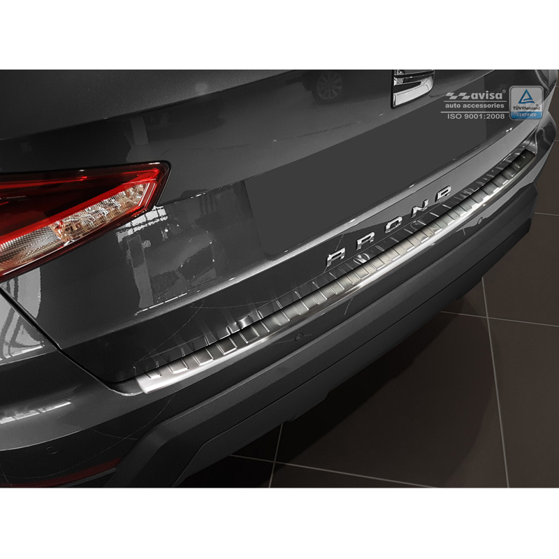 Stainless Steel Rear bumper protector  Seat Arona 2017-2021 & Facelift 2021- 'Ribs'