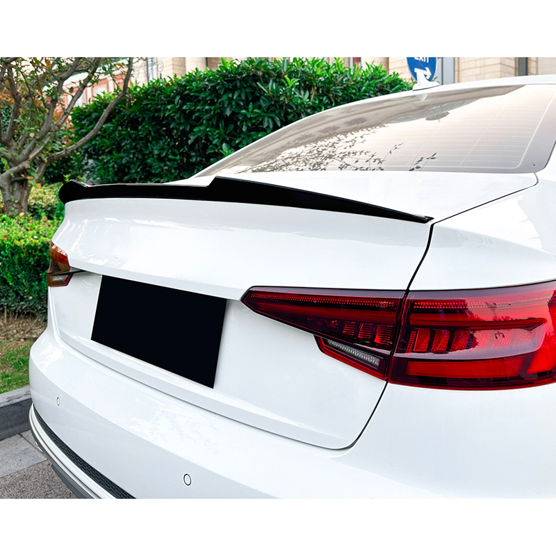 Rear spoiler  Audi A4 (B9) Sedan 2015-2024 (ABS Glossy Black)