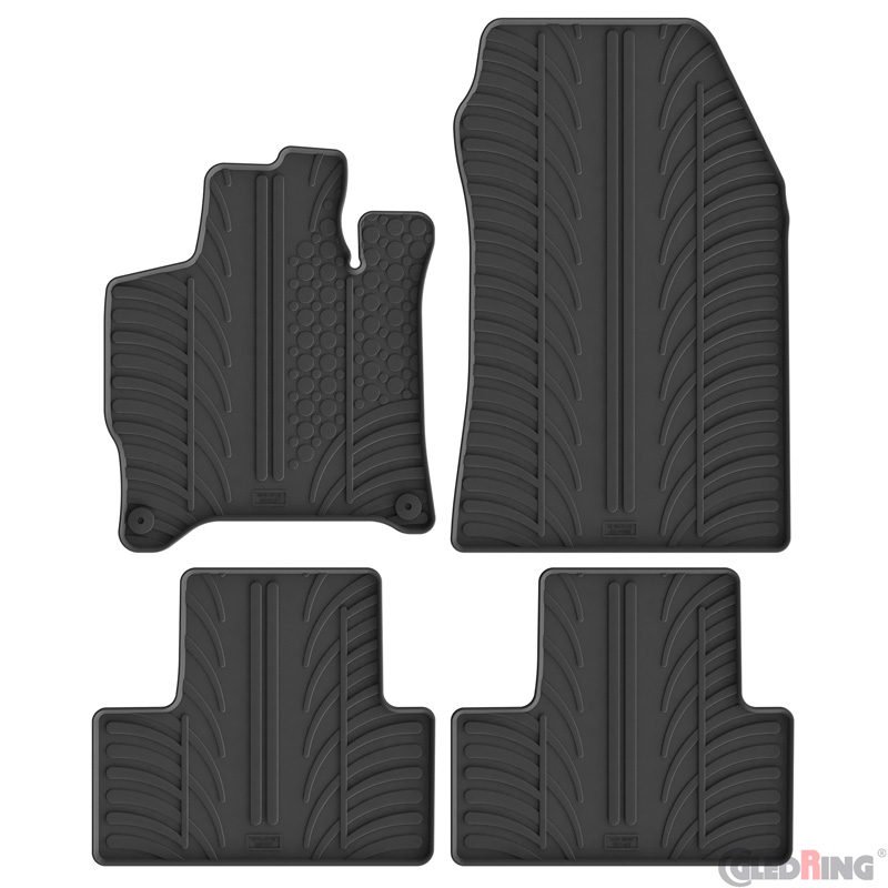 Rubber car mats set  Opel Astra L HB 5-doors MHEV 2024- (T profile 4-pieces)
