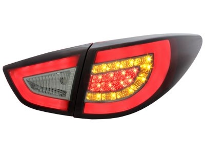 Hyundai Tucson IX35 Taillights with Tube and LED 09- Red/Smoke