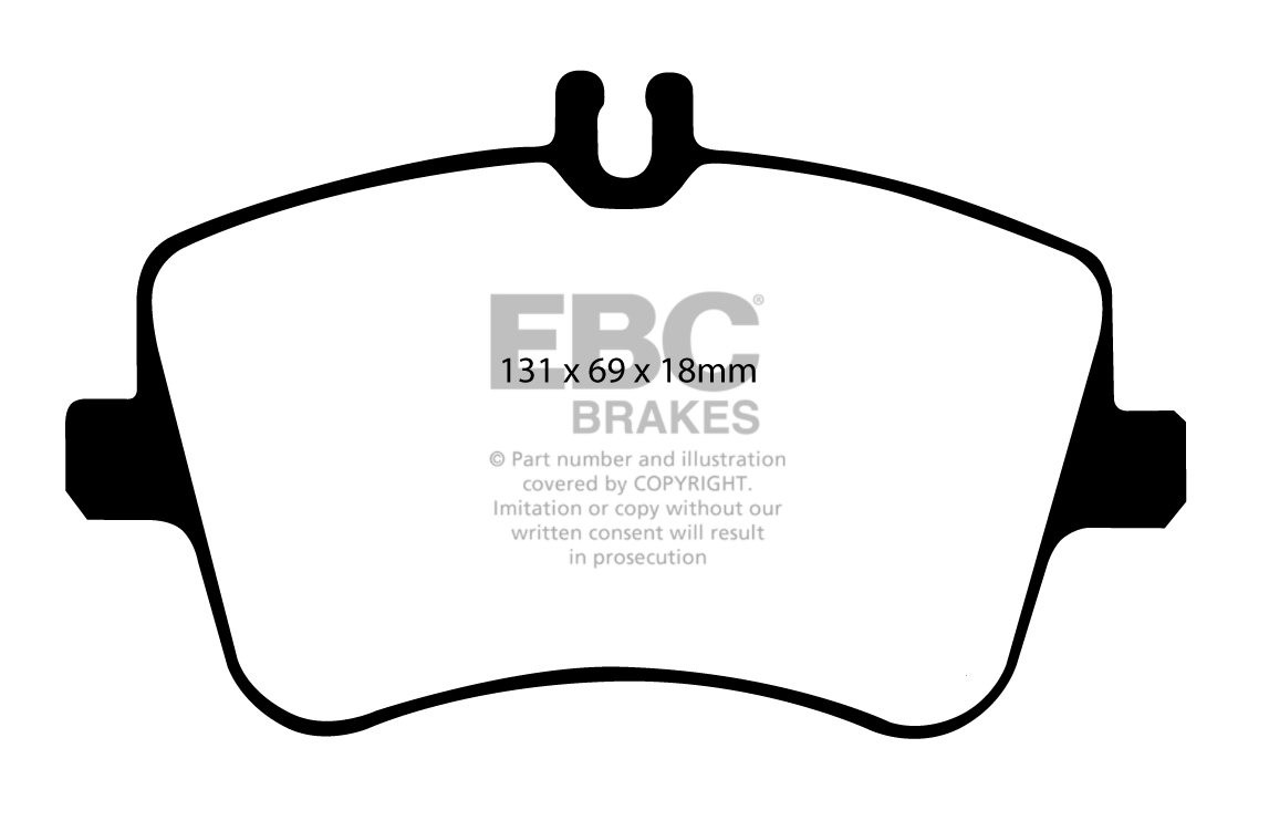 EBC Brakes MERCEDES SLK (R171) SLK200K (1.8 Supercharged) 2005-2