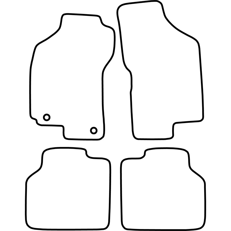 Set car mats  Fiat Brava/Bravo/Marea 2000-2007