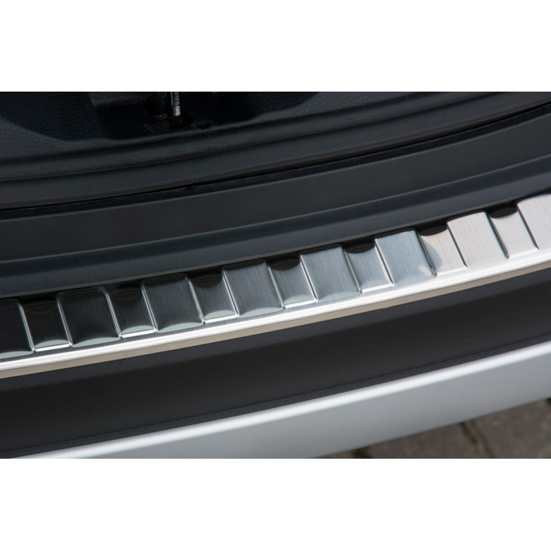 Stainless Steel Rear bumper protector  Toyota RAV-4 2013-2015 'Ribs'