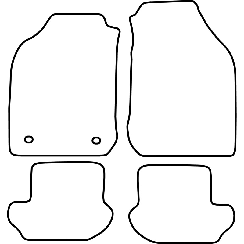 Set car mats  Ford Ka 1997-2008