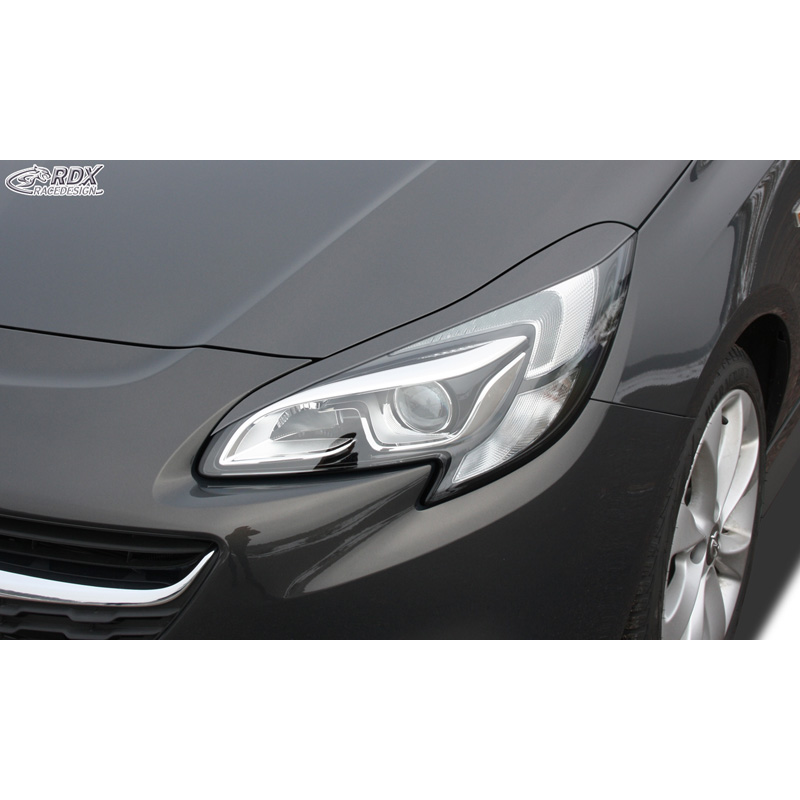 Head light spoilers  Opel Corsa E 2014- (ABS)