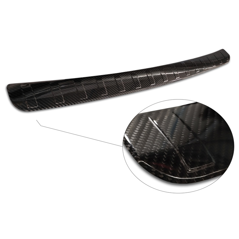 Real 3D Carbon Rear bumper protector  Mercedes GLA H247 2020- 'Ribs'