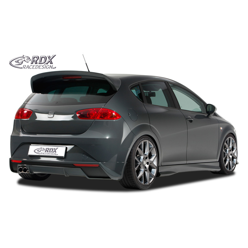 Rear bumper skirt  Seat Leon 1P Facelift 2009-2012 excl. FR/Cupra (PUR)