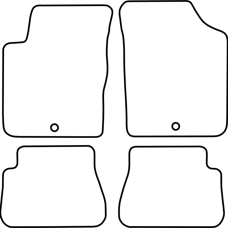 Set velour car mats  Kia Picanto 2008-2011