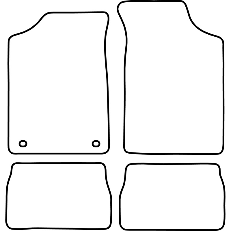 Set car mats  Peugeot 106 1991-1996