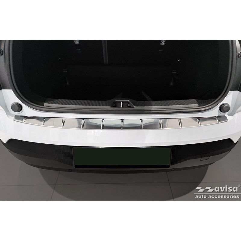 Stainless Steel Rear bumper protector  Volvo EX30 2023- 'Ribs'
