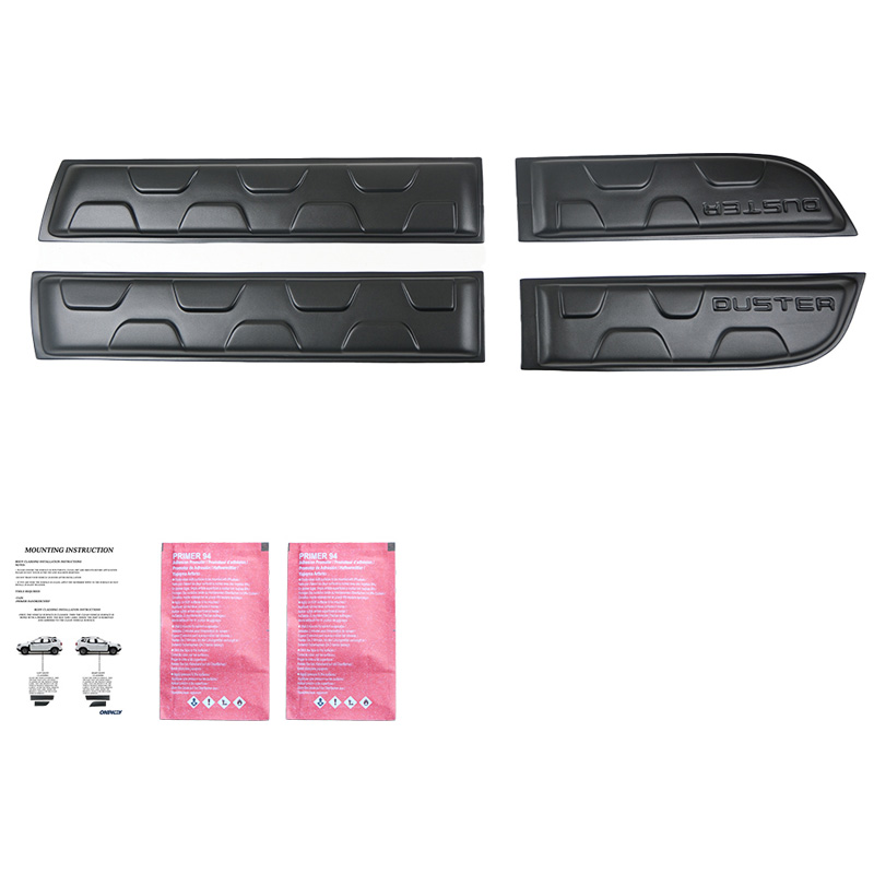 Body Cladding  Dacia Duster I 2010-2017 (Off-Road) - Matt black