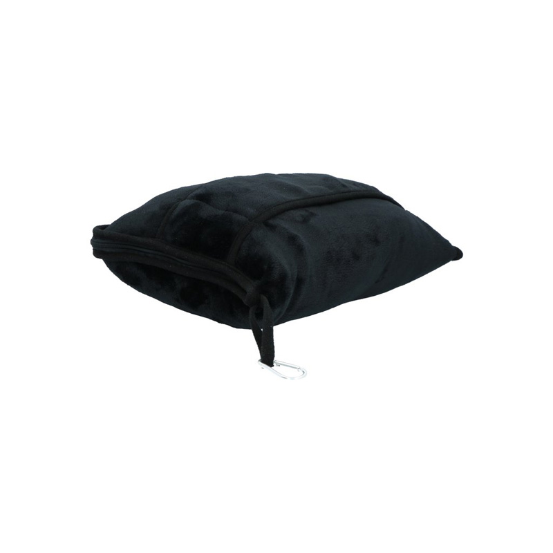 Carpoint Travel Blanket & Travel Pillow Black 2 in 1