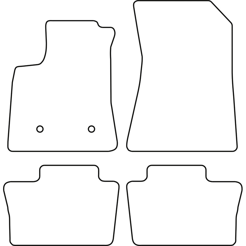 Set car mats  Renault Austral E-Tech Full Hybrid 2022-